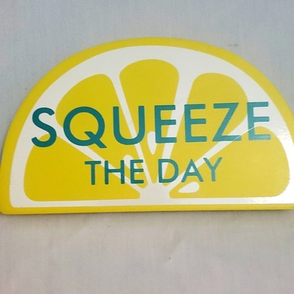 Squeeze The Day- 3 Piece Set- 2 Silicone Spatulas & 1 Decorative Plaque - Picture 4 of 5